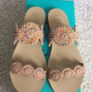 New Jack Rogers “Lauren” Size 6 Muli Cork